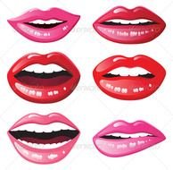 Free Printable Lip Template