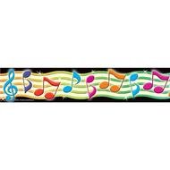 Colorful Music Notes Border N4