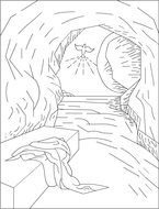 Easter Clip Art Coloring Pages N3