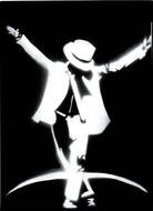 Cool Michael Jackson dancing at darkness, drawing