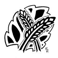 black Wheat Clip Art drawing