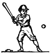 Baseball as a graphic illustration