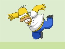 Homer Simpson as a graphic illustration