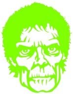 Zombie Girl Clip Art N4