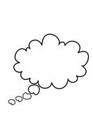 Thought Bubble Clip Art drawing