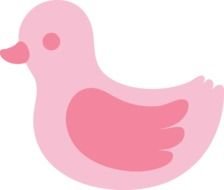 pink toy duck