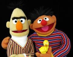 Bert And Ernie Sesame Street Characters drawing