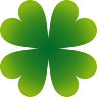 four leaf clover as a illustration