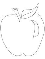 Apple Coloring Page N4