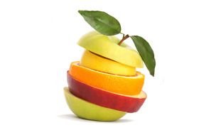 fruit slices as a picture for clipart