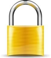 Padlock as a picture for a clipart