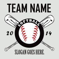 Softball T Shirts Vector