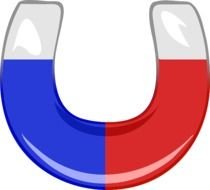 Magnet Magnetic North South Red Blue
