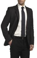 black men's classic suit