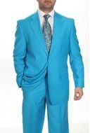 man in a blue business suit