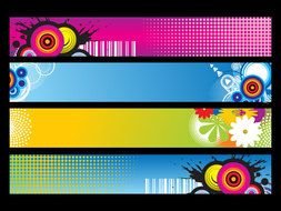 Cool Website Banners drawing