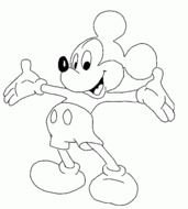 Free Printable Mickey Mouse Coloring Pages N2
