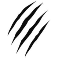 Bear Claw Marks Clip Art N2