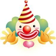 Cute Baby Cartoon Clowns