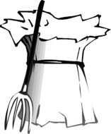Cut And Paste Scarecrow Printable