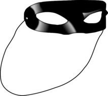 Lone Ranger Mask Clip Art