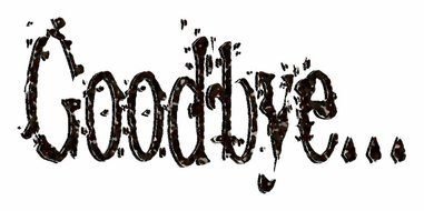 Clip art of Goodbye