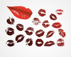 Lipstick Kiss Mark