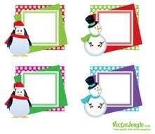 Free Printable Christmas Frames
