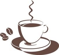 drawn coffee cup