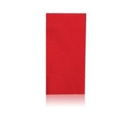 rectangular red napkin on a white background