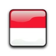 Flag Of Monaco Clipart Medium Size