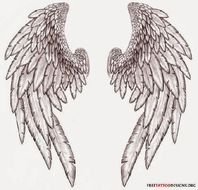 Name Angel Tattoos Wings Guardian And St Michael