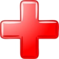 Red Plus Sign In