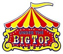 Under The Big Top Circus as a graphic illustration