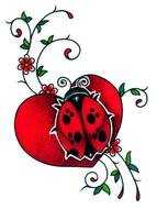 tattoo with ladybug