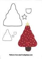 Christmas Tree Applique Pattern N2