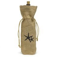 XHBH 32582 Burlap Wine Bag Starfish