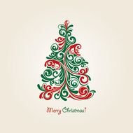 Christmas Tree Vector N12