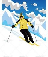 Download Skiing Illustrations Sports Activity