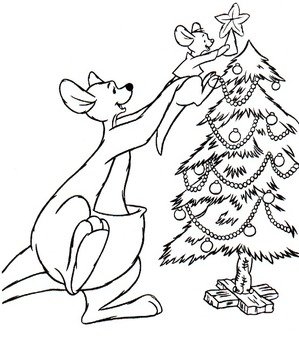 Christmas Tree Coloring Pages N12