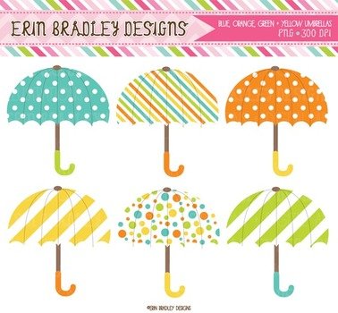 Baby Shower Umbrella Clip Art N14
