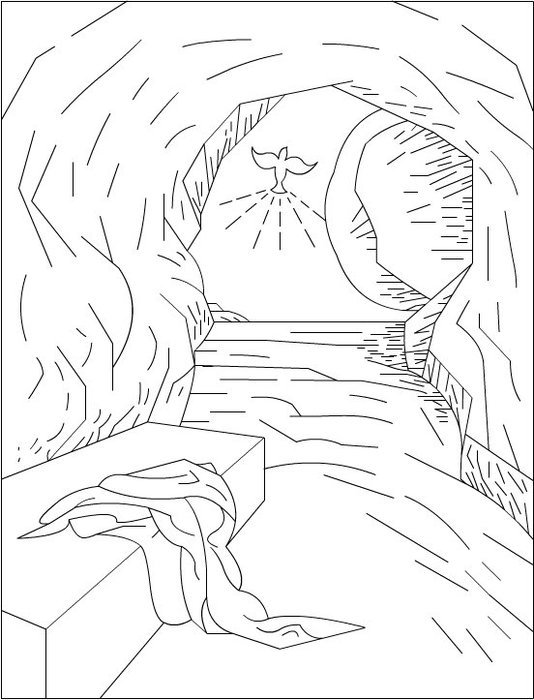 Easter Clip Art Coloring Pages N3