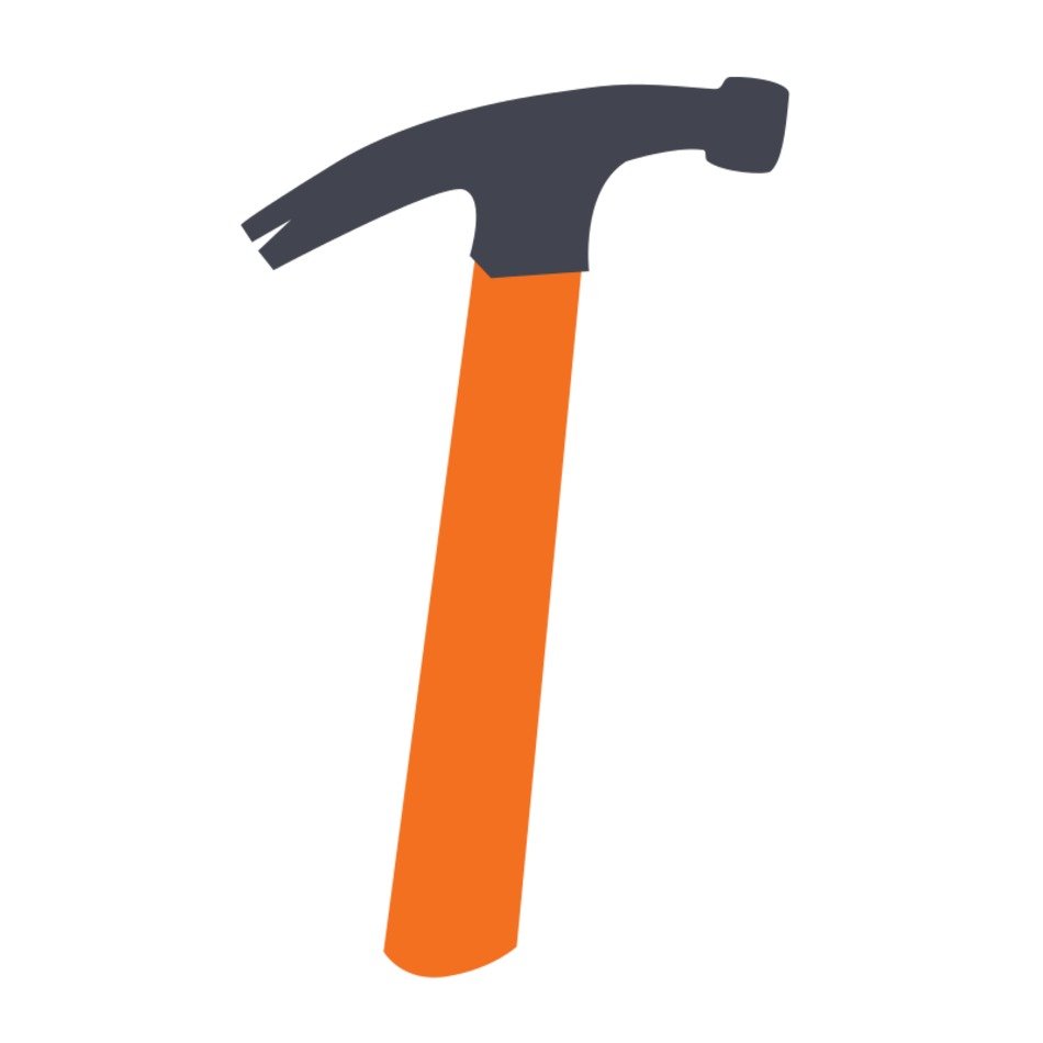 rubber mallet with wooden handle