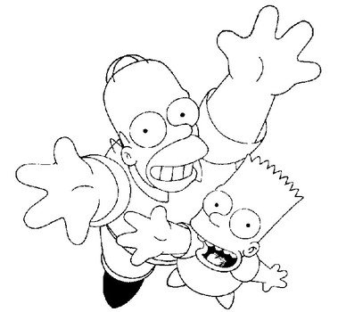 Simpsons Coloring Pages N2