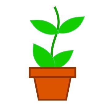 Empty Flower Pot Clip Art N3
