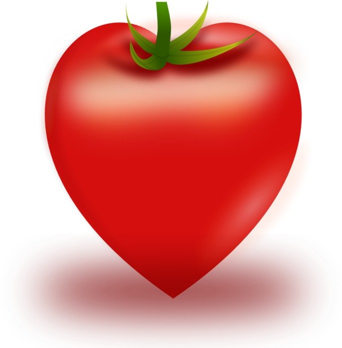 Vector Heart Tomato By Mikjay A Shaped