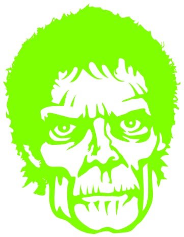 Zombie Girl Clip Art N4