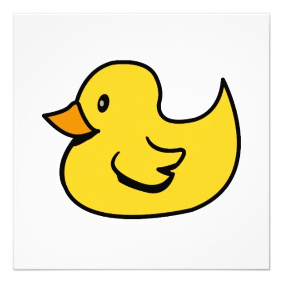 Cartoon Rubber Yellow Duck