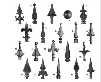 Wrought Iron Fence Parts