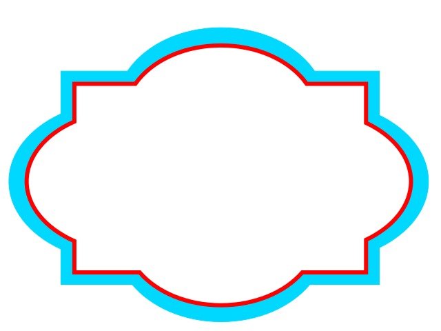 Fancy Label Clip Art N3